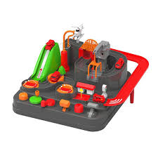 Circuit Mécanique Fire Adventure Jeu de Pompiers Éducatif pour Enfants
