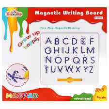 Ardoise Magnétique Alphabet Magpad Gangbo MP1828-5 – Tableau d’Apprentissage des Lettres