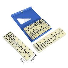 Jeu de Dominos - Double Six 28 Pièces avec Coffret de Rangement