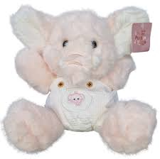 Peluche Éléphant en Salopette – Peluche Douce Rose ou Grise pour Enfants