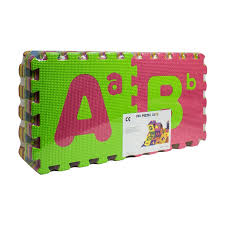 Tapis Puzzle Alphabet en Mousse EVA – Tapis Éducatif Emboîtable pour Enfants