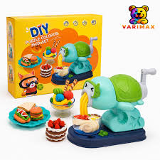 Kit Pâte à Modeler WBX DIY Color Mud 36 Pièces avec Machine Tortue
