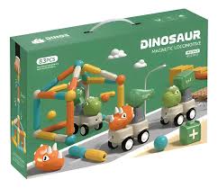 Blocs de Construction Magnétiques – Woopie Dinosaures 84 Pièces STEM