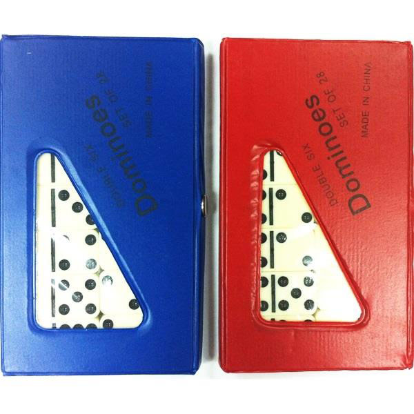 Jeu de Dominos - Double Six 28 Pièces avec Coffret de Rangement