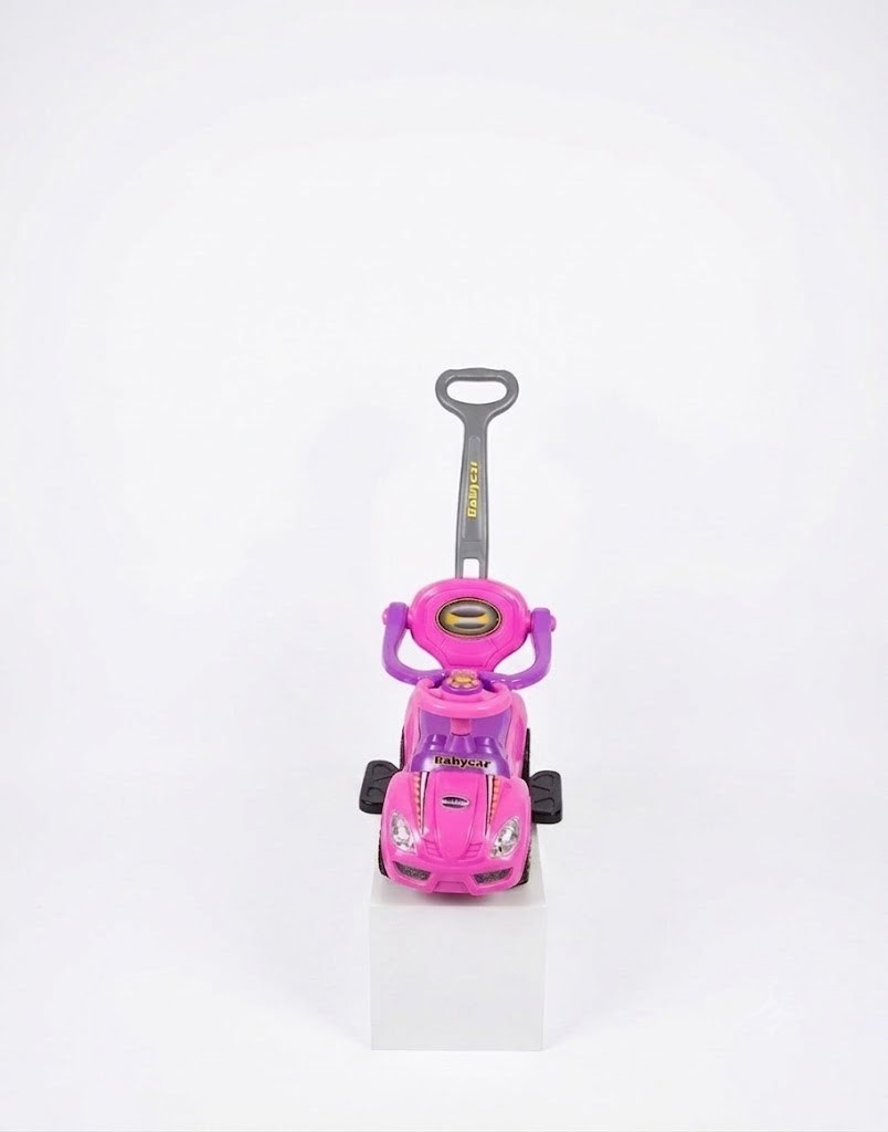 Porteur Bébé 3-en-1 avec Canne Parentale et Barrière de Sécurité – Baby Car
