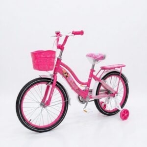 Vélo Enfant Fille Rose – Avec Roues Stabilisatrices Amovibles |  AN20