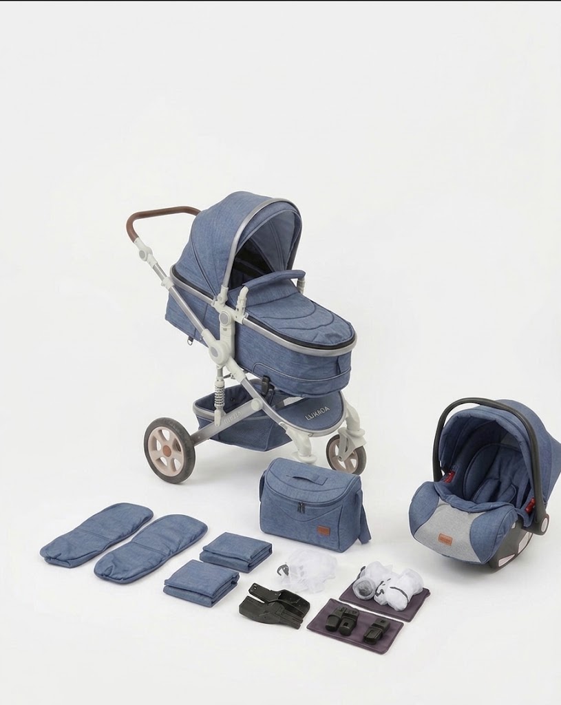 Poussette Bébé 3-en-1 avec Maxi-Cosi et Sac à Langer | 518-3B1
