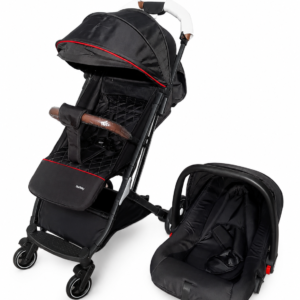 Poussette Valise Burbay 608+C Noire avec Maxi-Cosi
