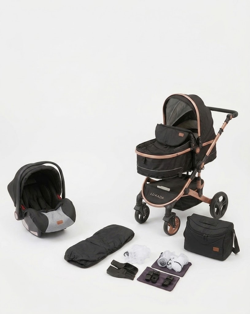 Poussette Bébé 3-en-1 avec Maxi-Cosi et Sac à Langer | 518-3B1