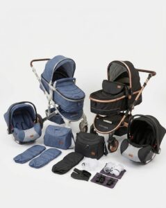 Poussette Bébé 3-en-1 avec Maxi-Cosi et Sac à Langer | 518-3B1