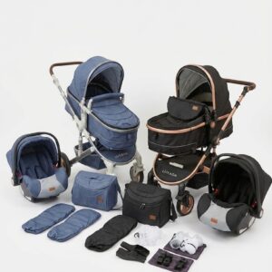 Poussette Bébé 3-en-1 avec Maxi-Cosi et Sac à Langer | 518-3B1