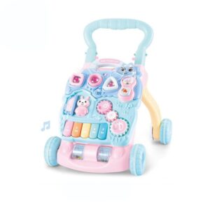 Trotteur Piano Bébé Multifonction avec Centre d’Activités – 9 à 36 Mois