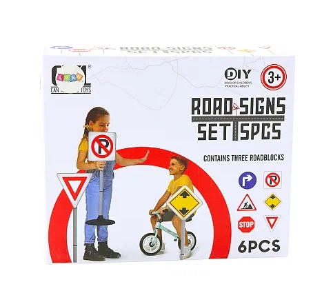 Jeu Éducatif Panneaux de Signalisation CXL – 6 Pièces pour Enfant