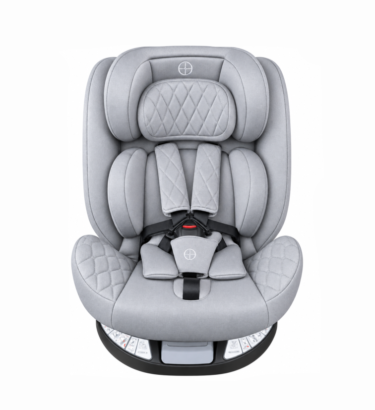Siège Auto Burbay Isofix Pivotant 360° Gris Clair | G406