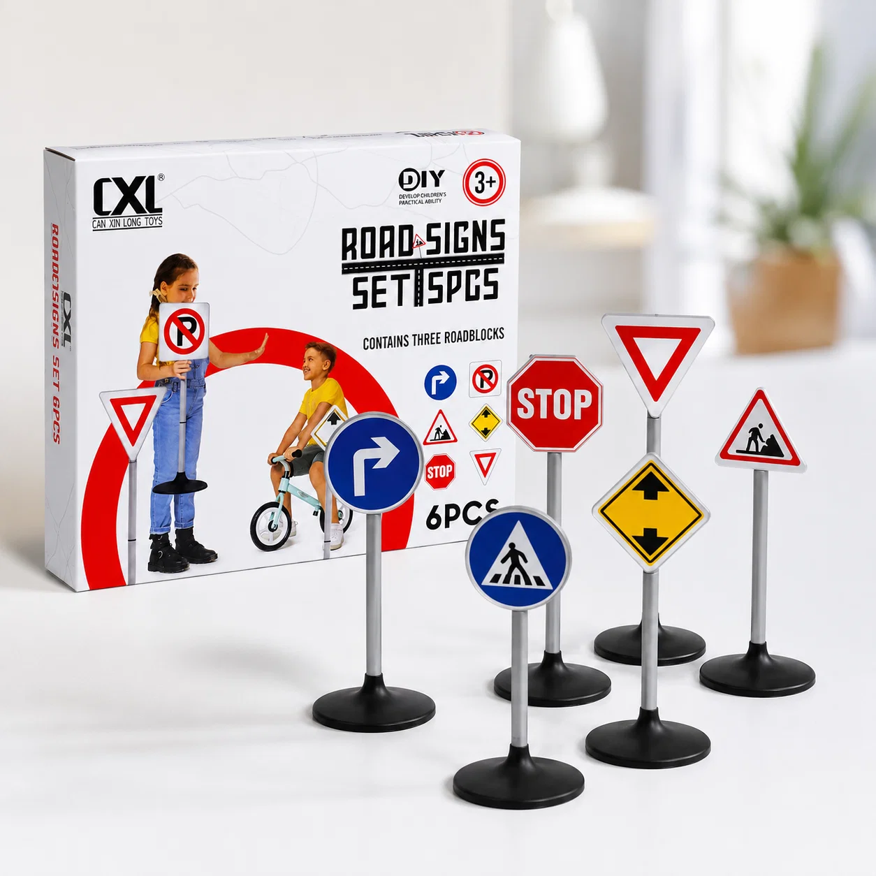 Jeu Éducatif Panneaux de Signalisation CXL – 6 Pièces pour Enfant